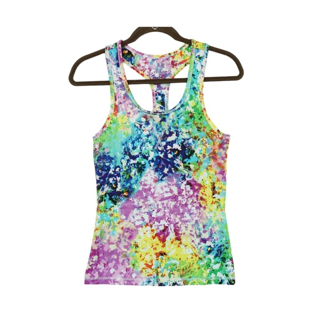 Body Central All Over Print Paint Splatter‎ Tank Top Women's Size Medium M